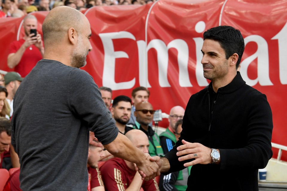 Arsenal and Manchester City go head-to-head this weekend