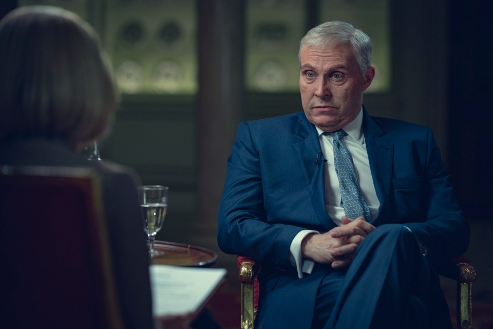 Scoop tells the story of Emily Maitlis’ nterview with Prince Andrew, played by Rufus Sewell