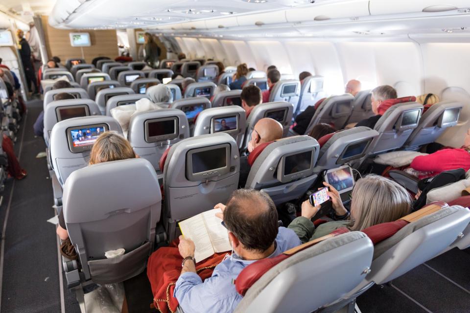 Passengers sat in certain rows on the plane will usually be the last to get off