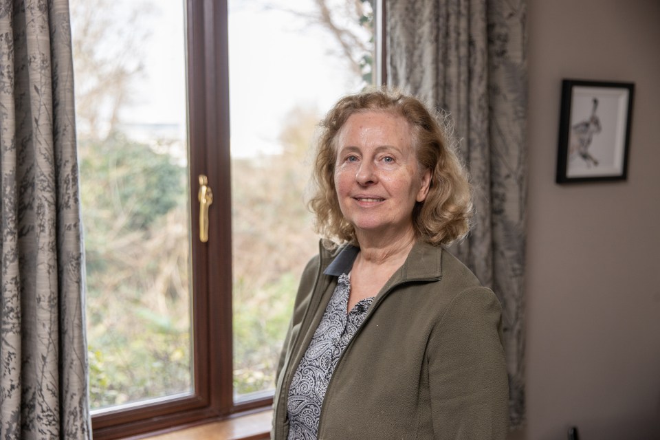 Lyn Curtis can see the races from her bedroom window