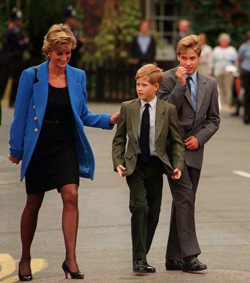 The princes haven't come together for their mother's awards for years