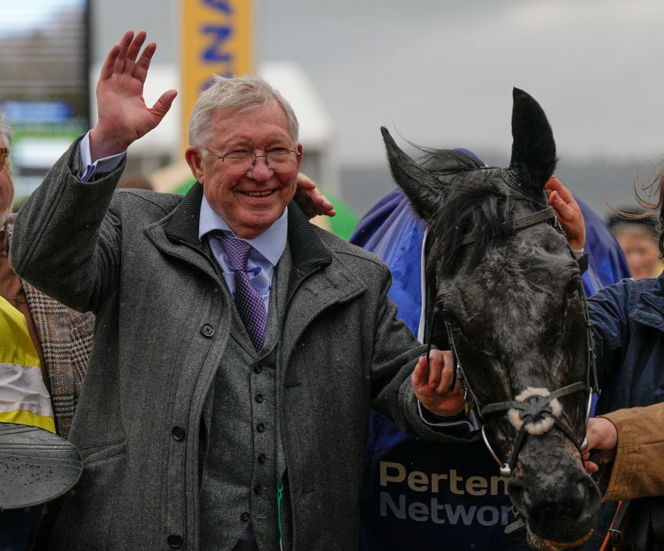 Sir Alex Ferguson saw two horses win today