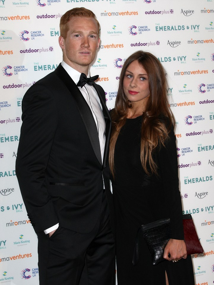 Greg Rutherford's longtime finance Susie Verill has addressed his Dancing On Ice injury