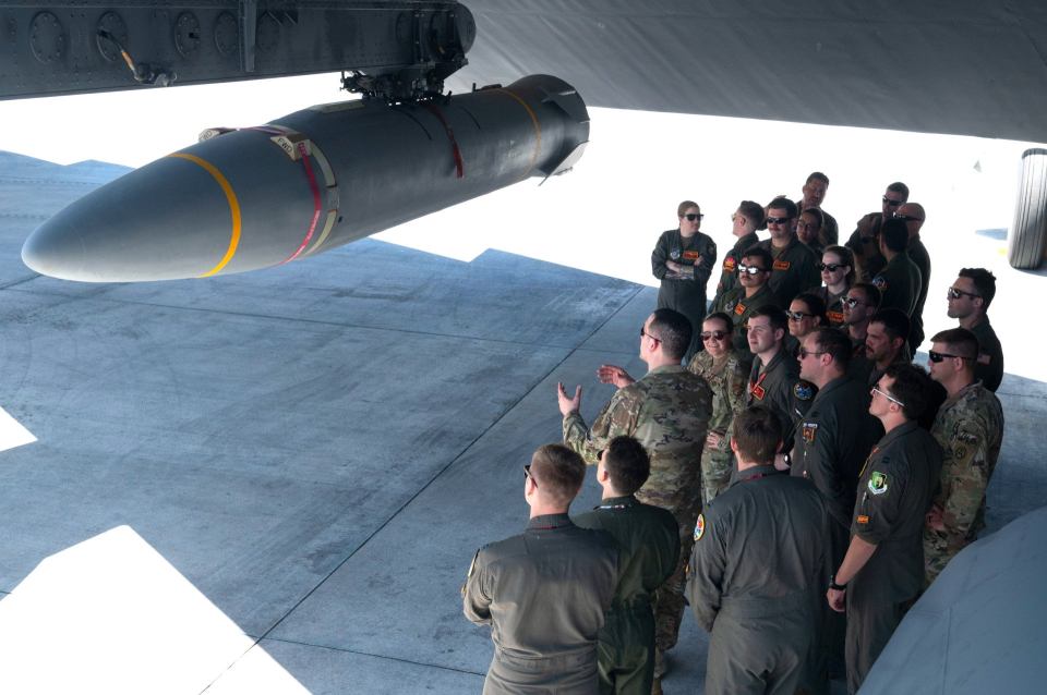 A US Air Force hypersonic weapon has been spotted at an airbase as speculation grows over if it will be launched soon