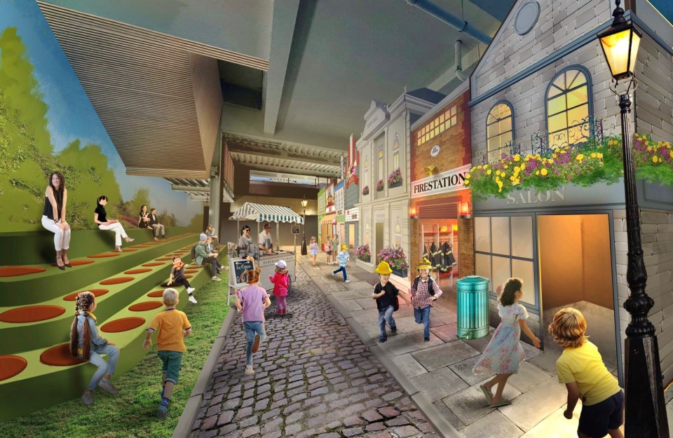 The miniature town will feature several local landmarks, including the Grand Pier and the town hall