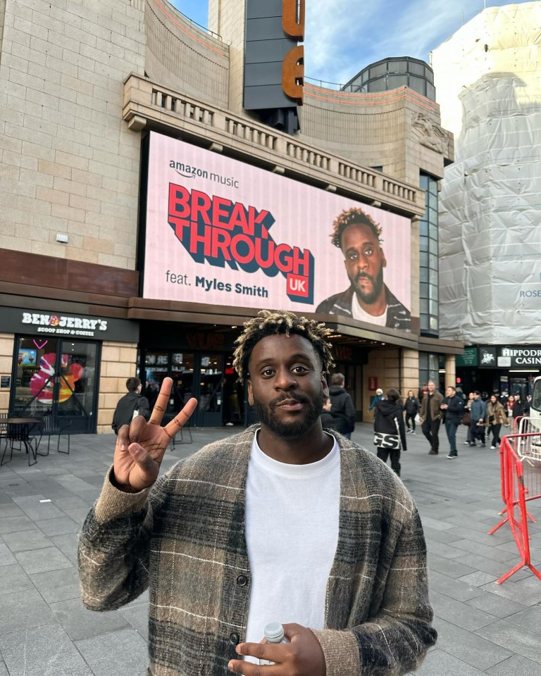 R&B singer Myles Smith, who has released his debut EP, You Promised A Lifetime