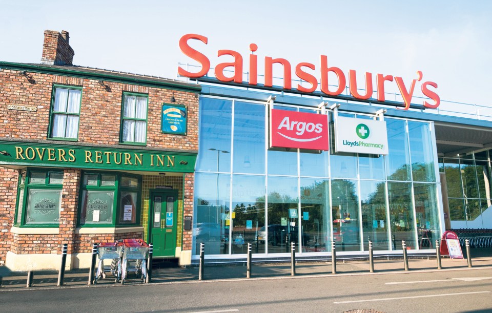 Corrie has some big changes in store — swapping its Co-op for a Sainsbury’s - our mock up of what the new set might look like