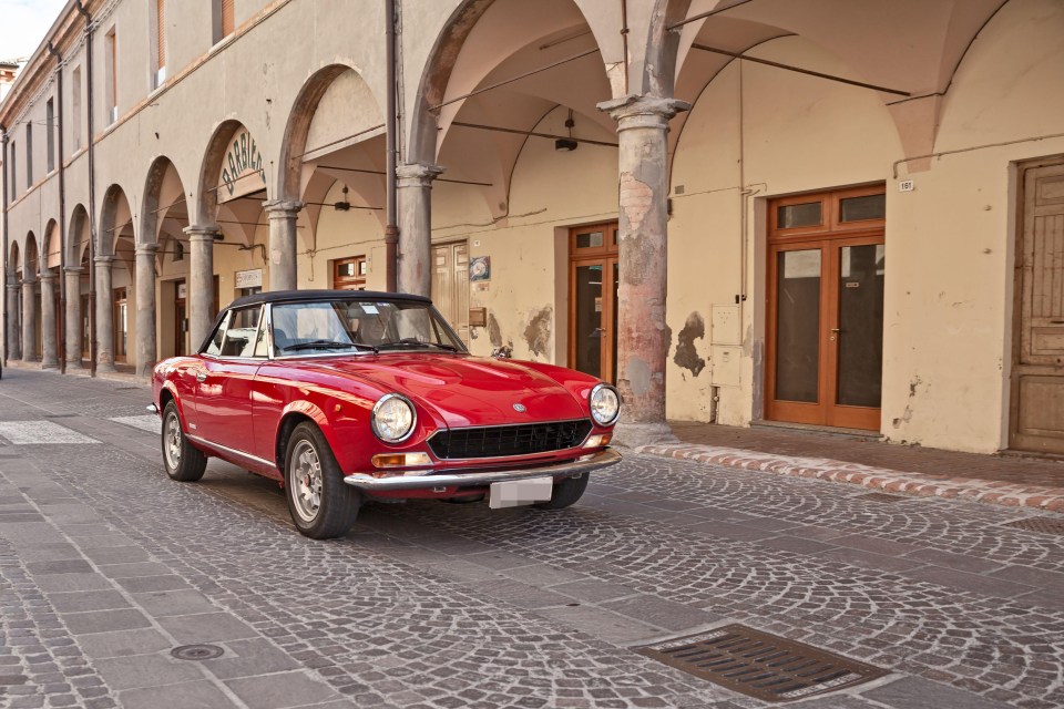 Fiat 124 Sport Spider (stock image)