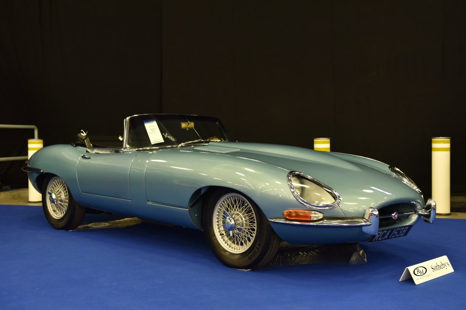 A 1964 Jaguar E-Type Series 1 (stock image)
