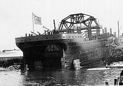 Launch of the Kommuna in St Petersburg, November 1913
