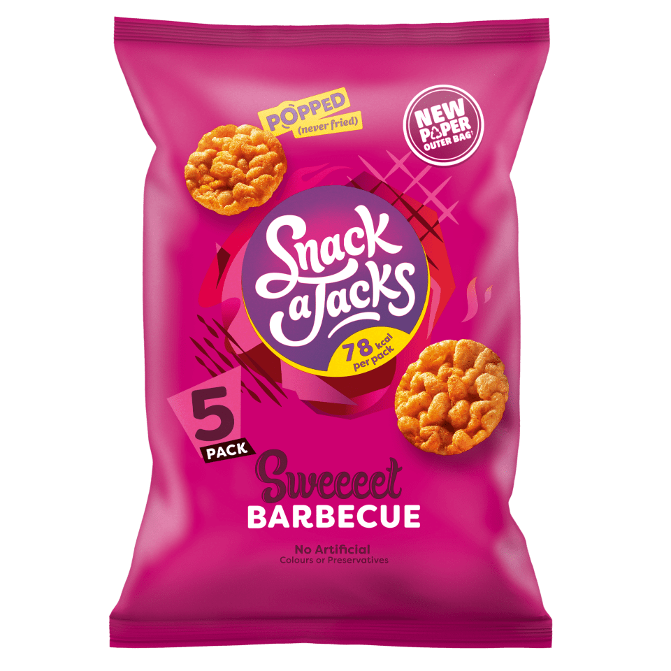 Walkers is turning its plastic Snack a Jack multipacks paper-based
