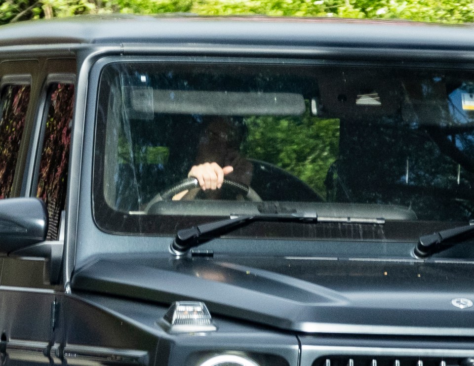 Annie Kilner was spotted driving her £134k car after giving birth
