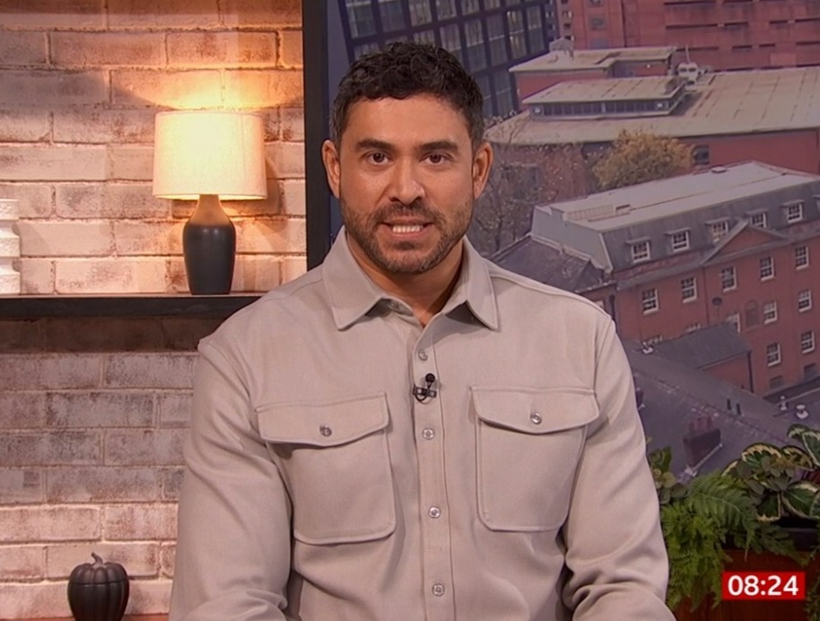Rav Wilding has returned to Morning Live in his first TV appearance since announcing his split from his wife