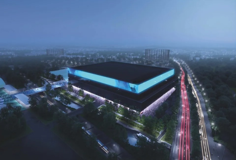 The arena cost a whopping £365million to build