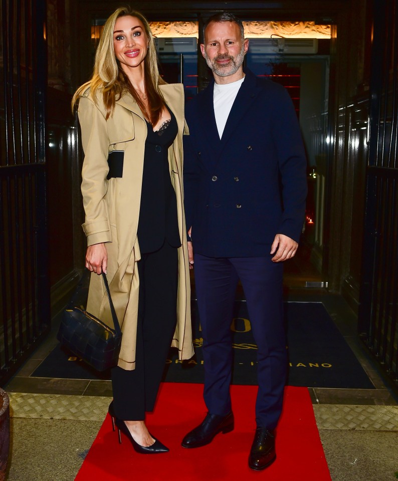 Giggs has two teenage children as he prepares to welcome his third at the age of 50