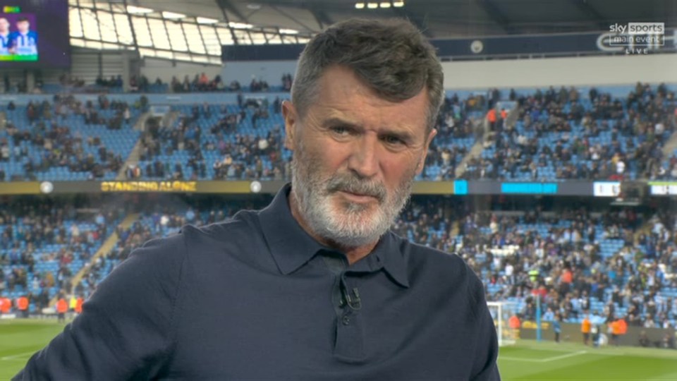 Keane said the Man City striker has 'the movement of a League Two player'