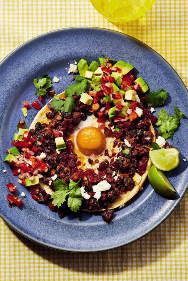 Enjoy the flavour bomb of these huevos rancheros