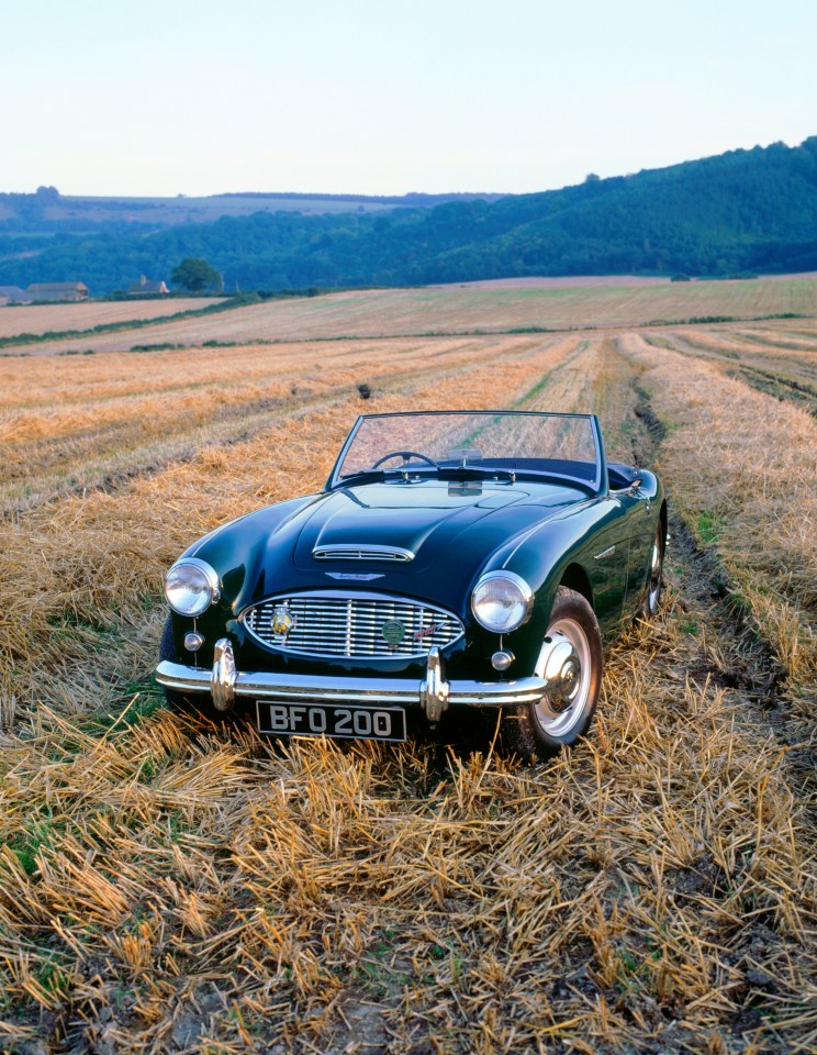 1961 Austin Healey 3000 mk1 (stock image)
