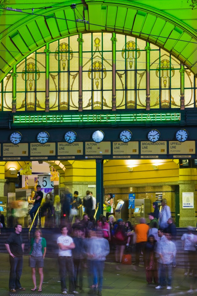 The station has its own ballroom on top of it as well as a gymnasium
