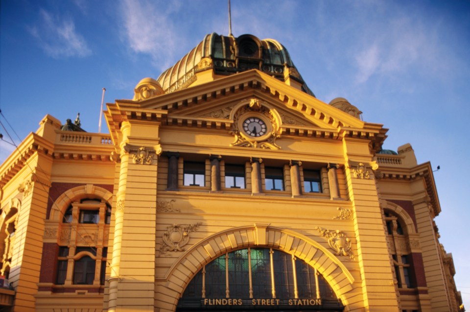 Flinders Street Station is one of Melbourne's most famous buildings