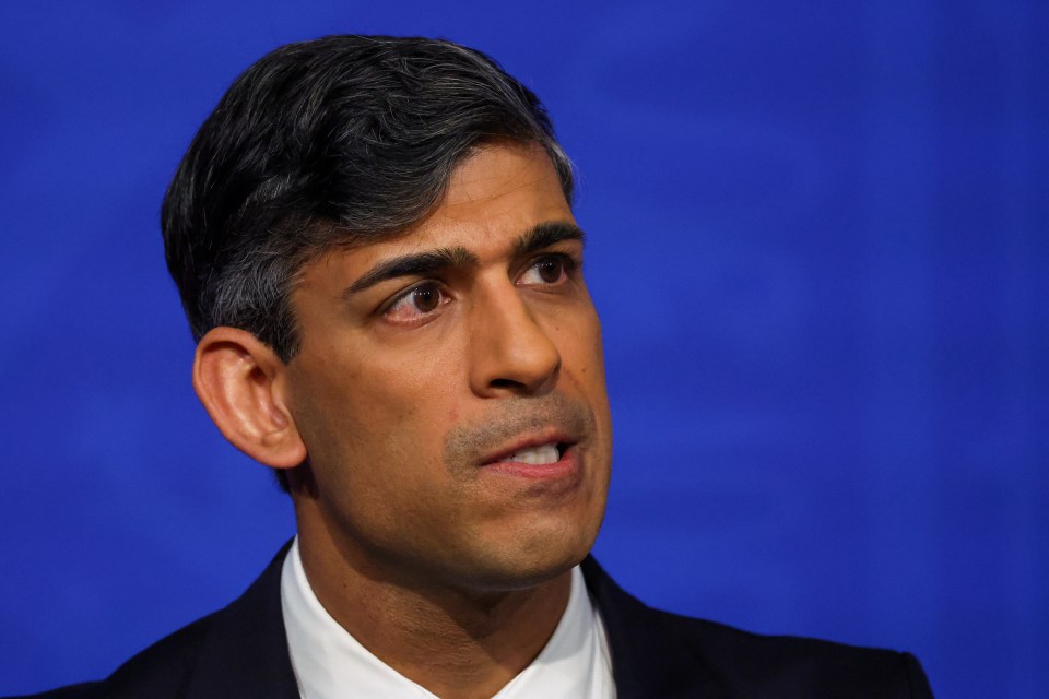 Prime Minister Rishi Sunak speaks during a press conference in Downing Street, London. Mr Sunak will urge peers to back his Rwanda plan ahead of crunch votes on the legislation aimed at making the plan to send asylum seekers on a one-way trip to Rwanda legally watertight. Picture date: Monday April 22, 2024. PA Photo. See PA story POLITICS Sunak. Photo credit should read: Toby Melville/PA Wire