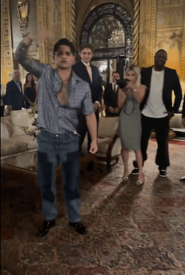 Ryan Garcia endorsed Donald Trump for the November election after his shadowboxing
