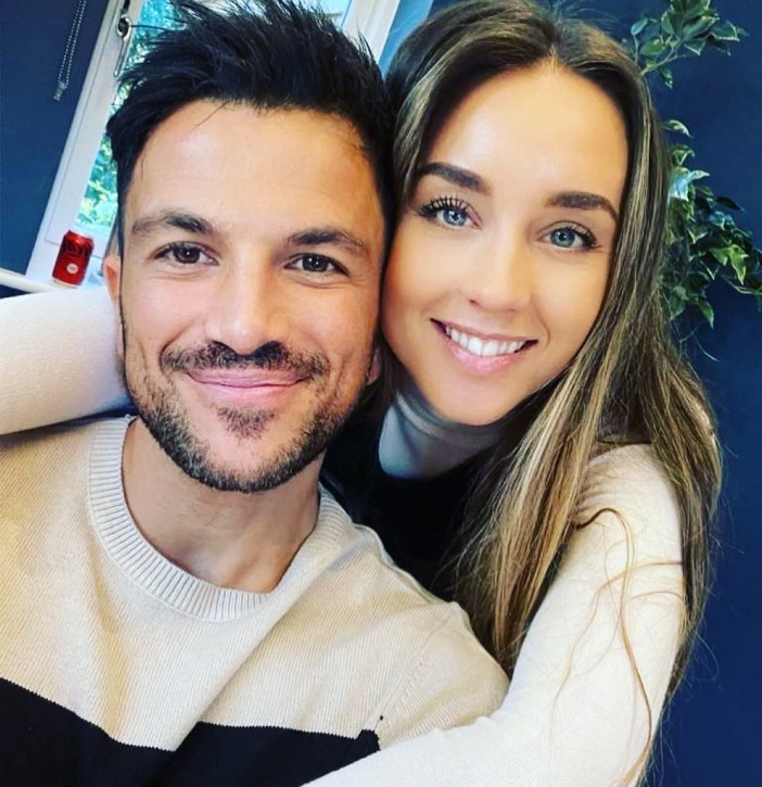 Peter Andre and his wife Emily, Taken from his Instagram