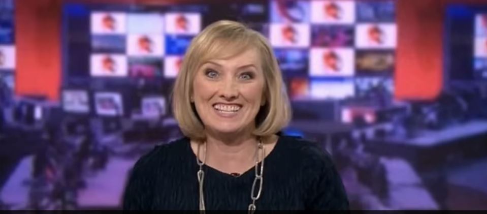 Martine was among five female broadcasters pulled off air over a year ago