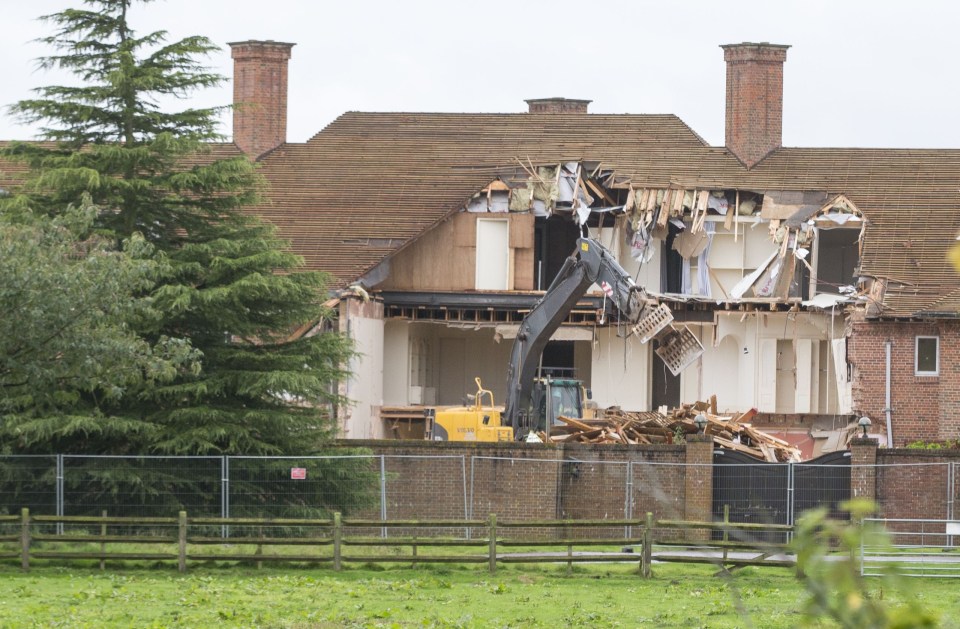 The demolition of the previous property took place in October 2015