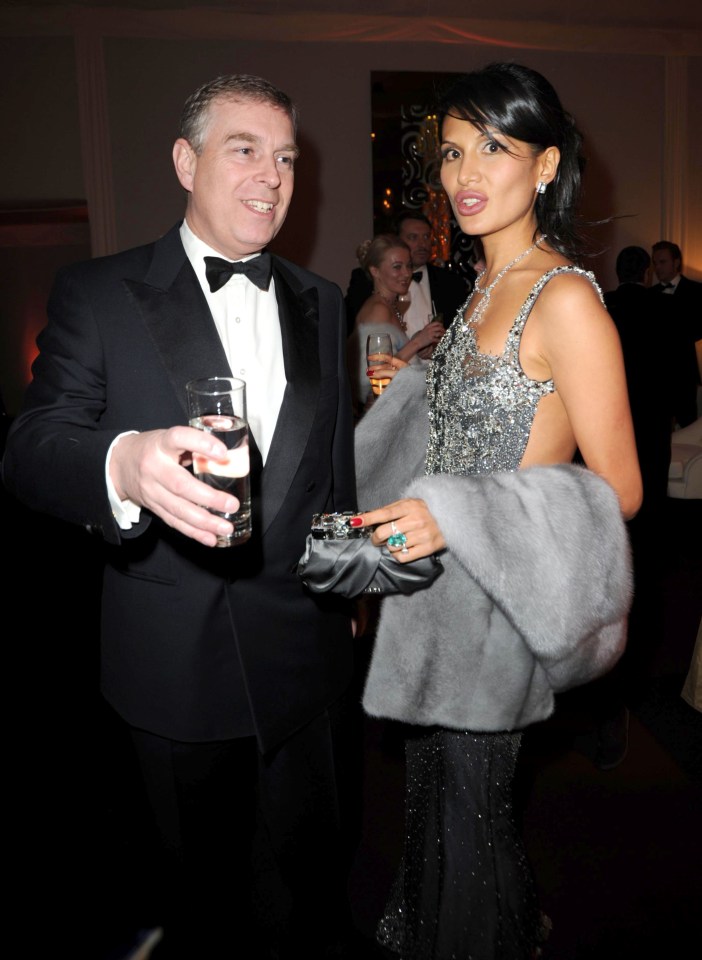 Prince Andrew and Goga Ashkenazi, the mother of Timur Kulibayev's son