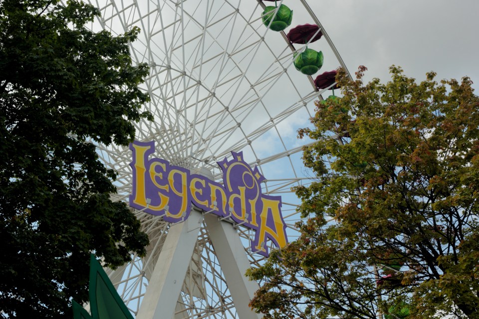 Legendia theme park is the biggest amusement park in Poland