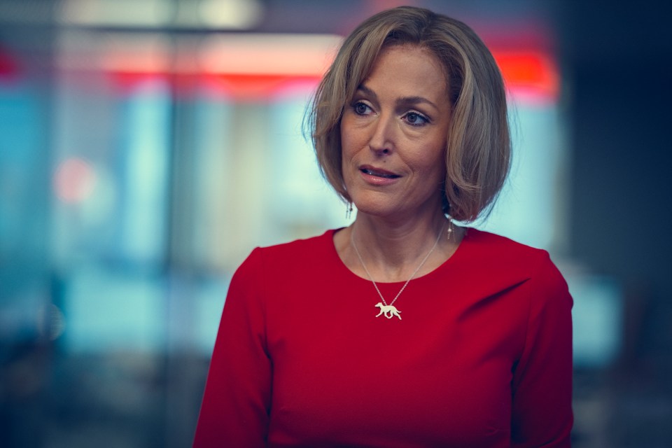 Gillian Anderson plays Newsnight interviewer Emily Maitlis in Netflix's Scoop