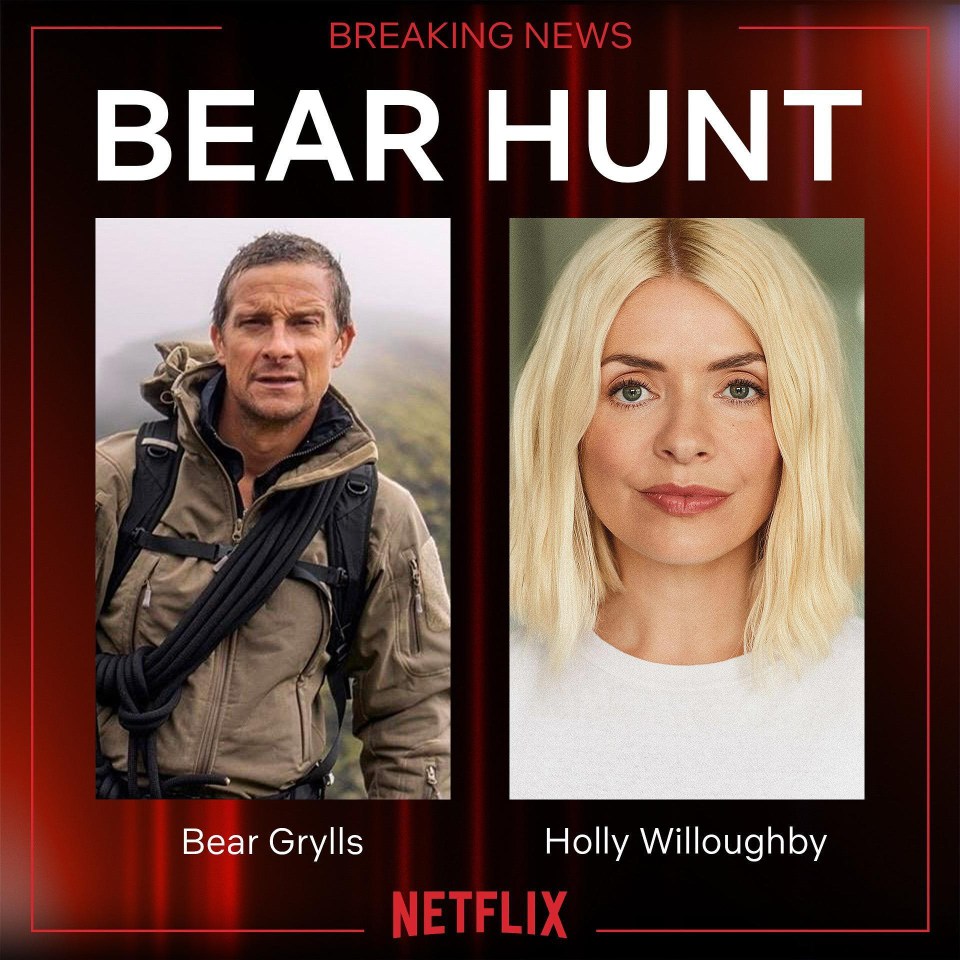 Holly Willoughby will be hosting Bear Hunt on Netflix