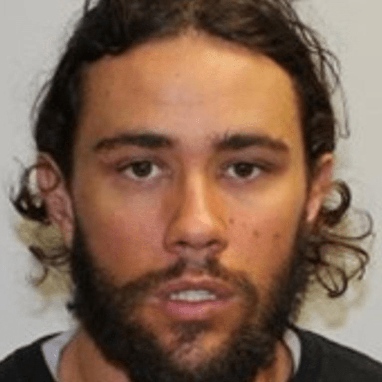 The police mugshot of actor Orpheus Pledger