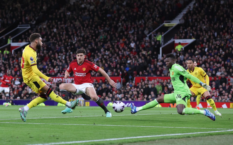 Bogle capitalised on Onana's error with a tidy finish