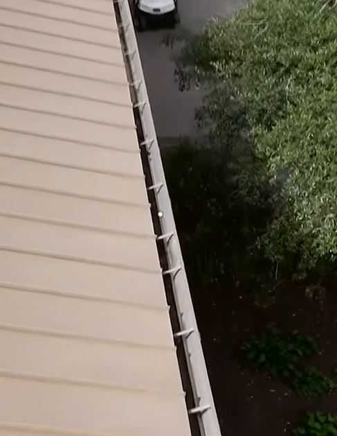 Before it rolled down into the gutter