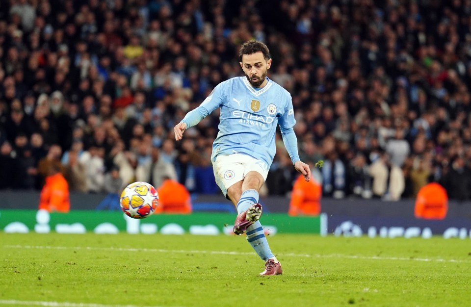 Bernardo Silva stroked his penalty too straight and too softly