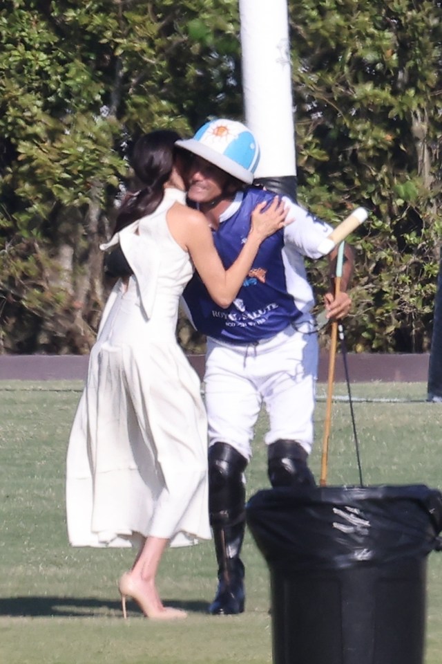 The duchess embraced Figueras after the match
