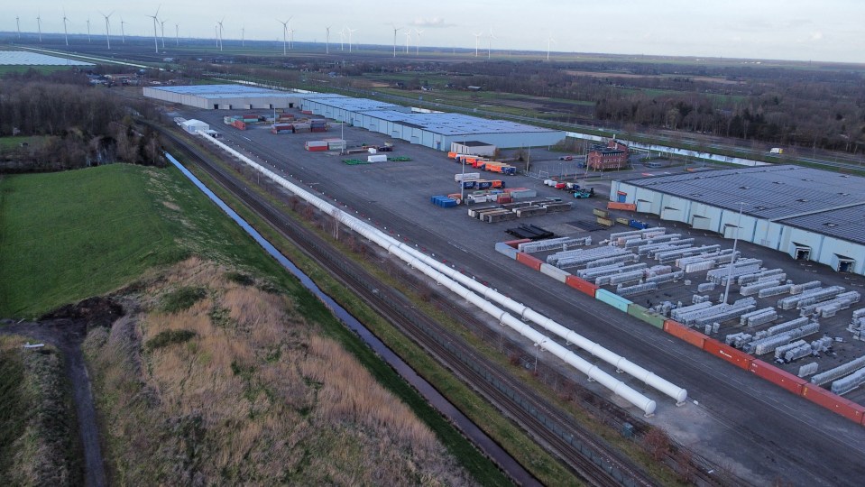 Europe's first full-scale hyperloop test facility at the European Hyperloop Centre in Groningen, Netherlands