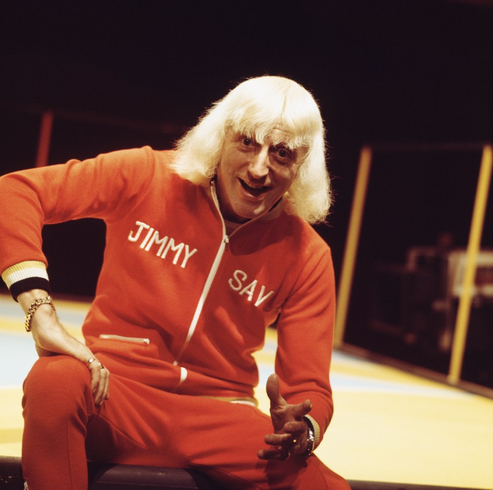 The Netflix drama includes one scene where Prince Andrew, played by actor Rufus Sewell, makes a quip about monster Jimmy Saville (pictured)