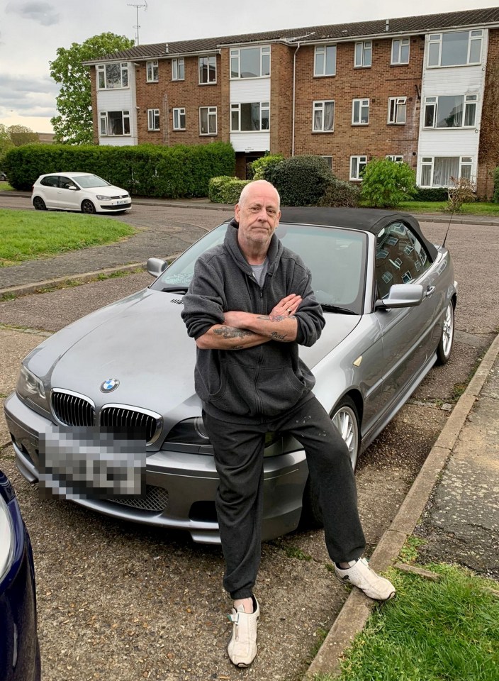 Del, with his BMW 3 Series 320i car