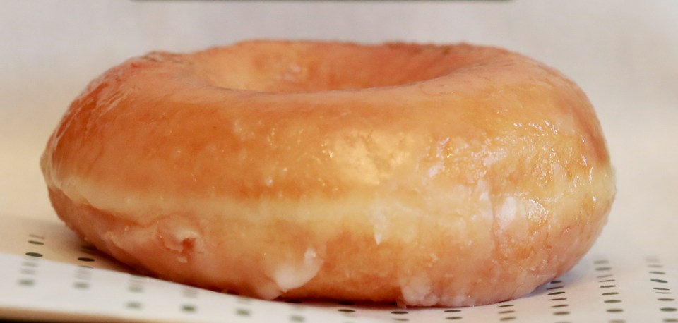 Krispy Kreme 'glazed ring' donut, June 13 2019.  See SWNS story SWBRdoughnut. A City boss has been suspended after sending a lewd joke about a female colleague's love of 'glazed rings' to everyone in the company. James Conmy, a senior Vice President of Global Marine and Energy at international insurance firm Guy Carpenter, bought doughnuts to celebrate his birthday. He sent an email to his colleagues entitled 'Birthday Treats' in which he made a lewd reference to his colleague Soraya Faoussi. It read: "There are doughnuts on Alf's desk as it is my birthday today. I hope people like Krispy Kremes - I know Soraya enjoys a glazed ring."