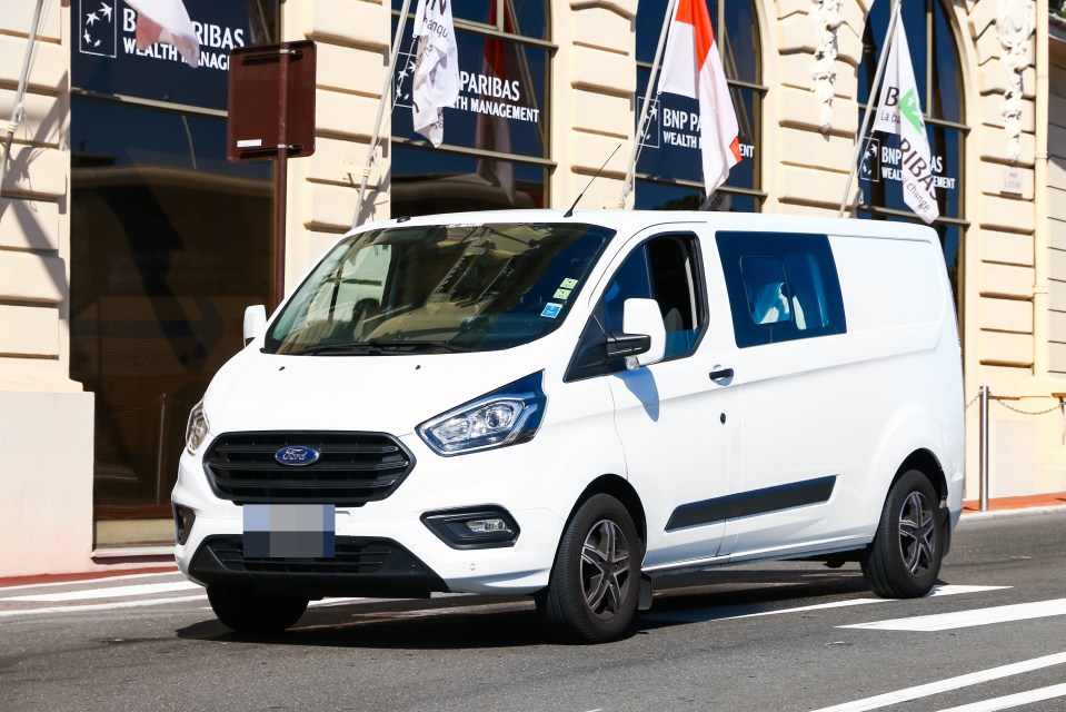 Wallace had a white Ford van while working as a window washer (stock image)