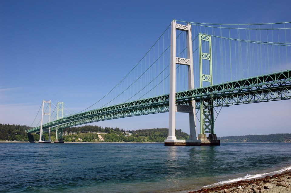 Tacoma Narrows Bridge, in Washington, had previously collapsed in 1940