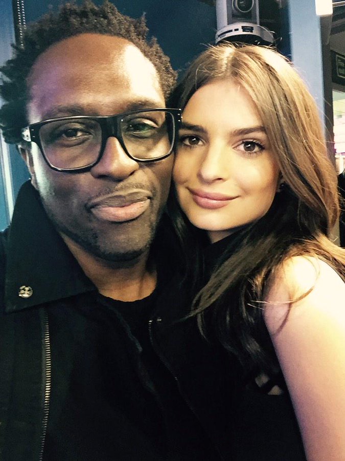 Tre  with gorgeous model Emily Ratajkowski