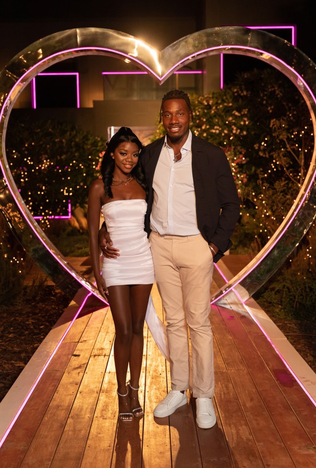 Tanya with her boyfriend Shaq