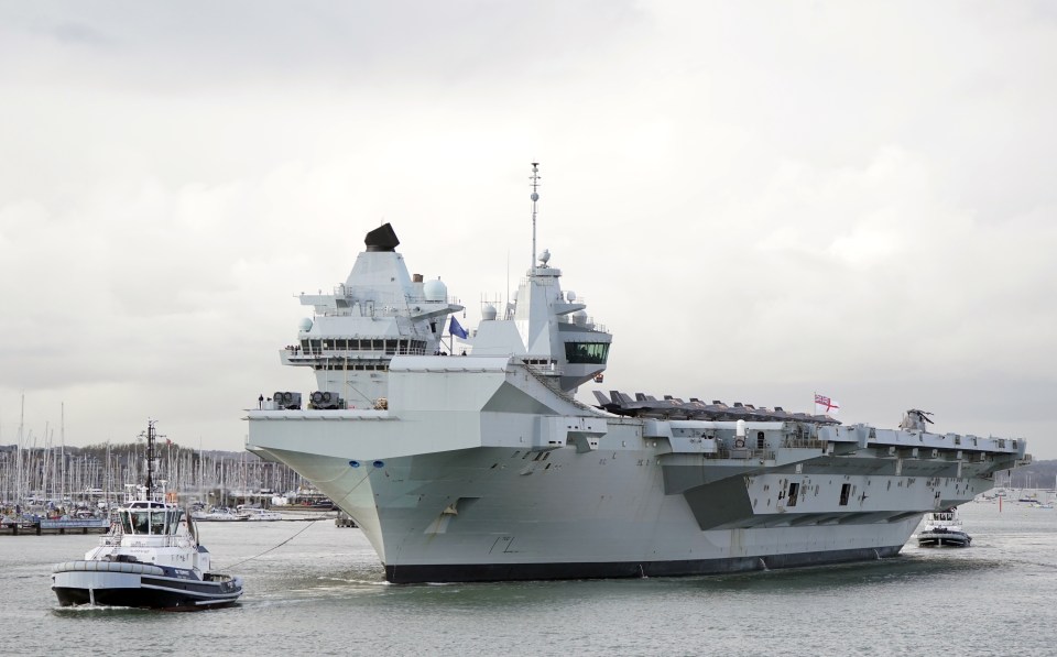 HMS Queen Elizabeth is the Navy’s most powerful warship