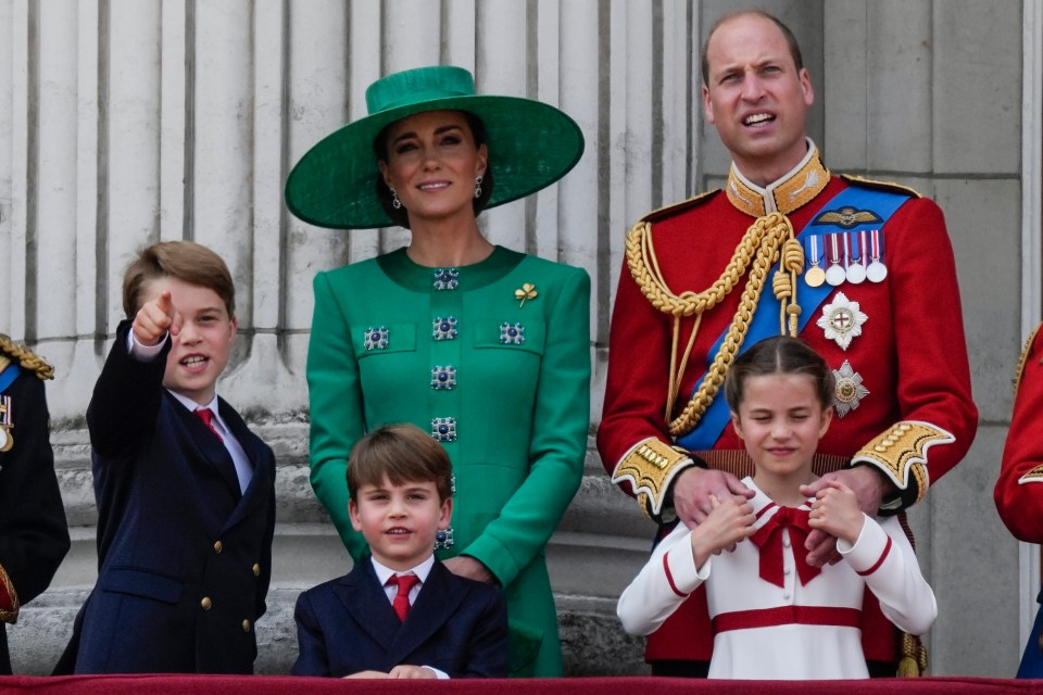 The photo was snapped by mum Kate, and the social media post included a message from William