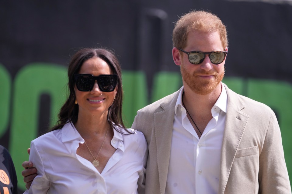 Harry and Meghan at the Giant of Africa Foundation at the Dream Big Basketball clinic in Lagos