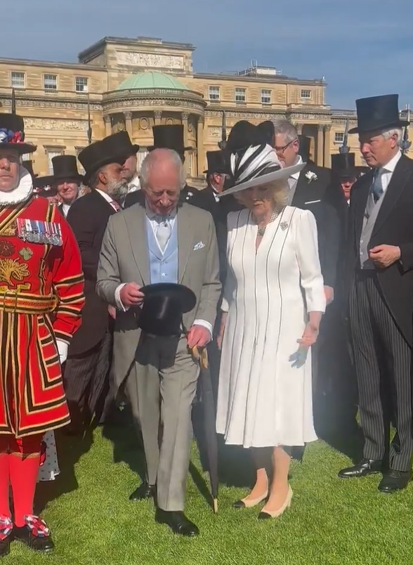 He had to be dragged away from Camilla